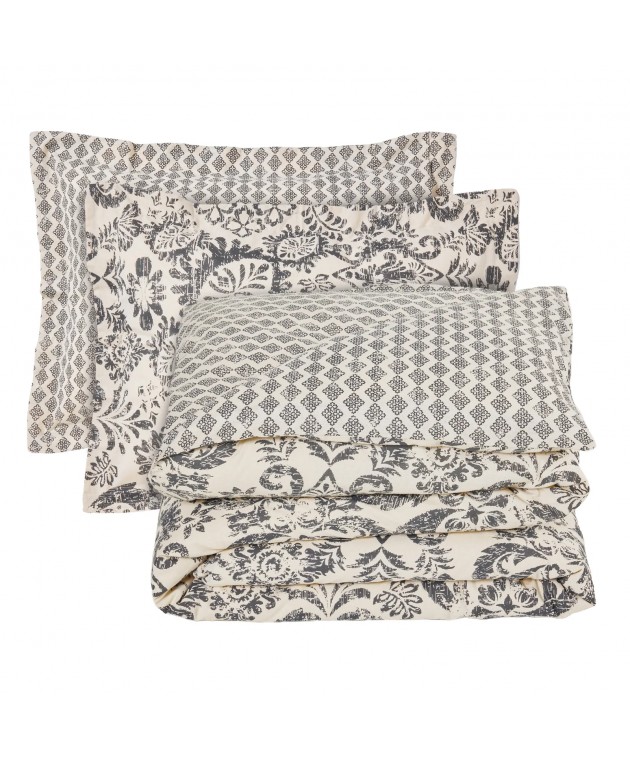 DAS HOME ΣΕΤ ΣΕΝΤΟΝΙΑ KING HAPPY 9677 BLACK, TAUPE 260Χ280 Σεντόνια King Size