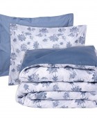 DAS HOME ΣΕΤ ΣΕΝΤΟΝΙΑ KING HAPPY 9672 BLUE, GREY 260Χ280 Σεντόνια King Size