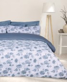 DAS HOME ΣΕΤ ΣΕΝΤΟΝΙΑ KING HAPPY 9672 BLUE, GREY 260Χ280 Σεντόνια King Size