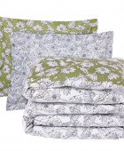DAS HOME ΣΕΤ ΣΕΝΤΟΝΙΑ ΜΟΝΑ HAPPY 9670 IVORY, OLIVE 170Χ260 Σεντόνια Μονά