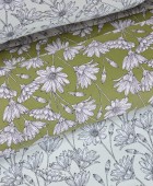 DAS HOME ΣΕΤ ΣΕΝΤΟΝΙΑ ΜΟΝΑ HAPPY 9670 IVORY, OLIVE 170Χ260 Σεντόνια Μονά