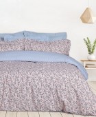 DAS HOME ΣΕΤ ΣΕΝΤΟΝΙΑ ΜΟΝΑ ΜΕ ΛΑΣΤΙΧΟ CASUAL 5427 SALMON, WHITE 120Χ200+35 Σεντόνια Μονά