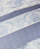 DAS HOME ΣΕΝΤΟΝΙΑ ΣΕΤ KING PRESTIGE 1696 BLUE, ECRU 250Χ270 Σεντόνια King Size