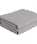 DAS HOME ΚΟΥΒΕΡΤΑ ΠΙΚΕ 240X260 0496 GREY Κουβέρτες Πικέ King Size
