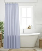 DAS HOME ΚΟΥΡΤΙΝΑ ΜΠΑΝΙΟΥ 200Πx180Υ 0804 BLUE Κουρτίνες Mπάνιου