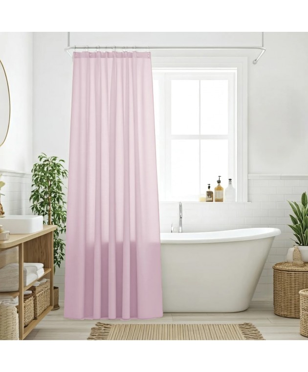 DAS HOME ΚΟΥΡΤΙΝΑ ΜΠΑΝΙΟΥ 200Πx180Υ 0806 NUDE Κουρτίνες Mπάνιου
