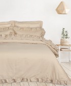 DAS HOME ΣΕΤ ΠΑΠΛΩΜΑΤΟΘΗΚΗ ΥΠΕΡΔΙΠΛΗ DAILY 3168 TAUPE 220Χ240 Παπλωματοθήκες Υπέρδιπλες Μονόχρωμες