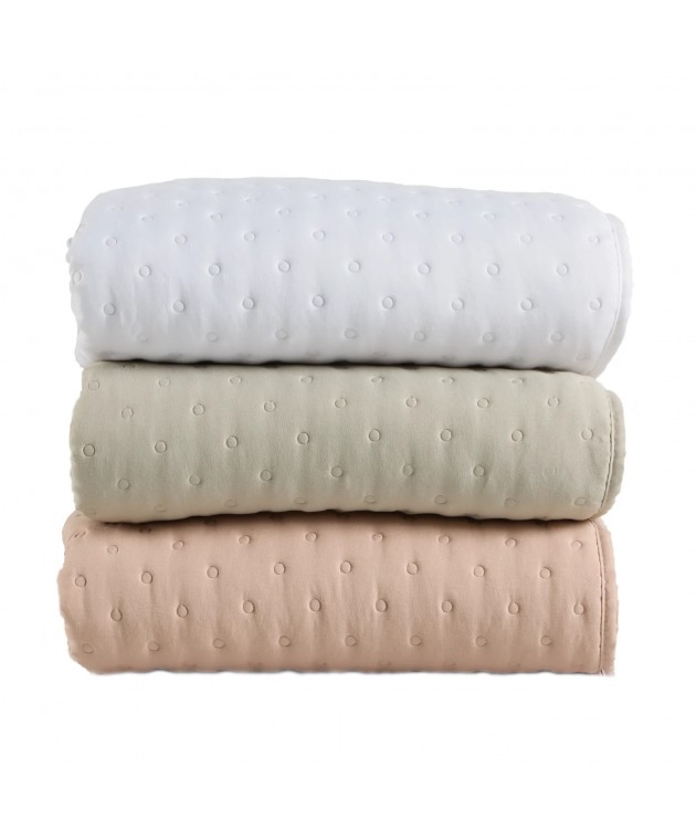 DAS HOME ΚΟΥΒΕΡΛΙ ΜΟΝΟ HAPPY 9658 WHITE 160Χ240 Κουβερλί Μονά