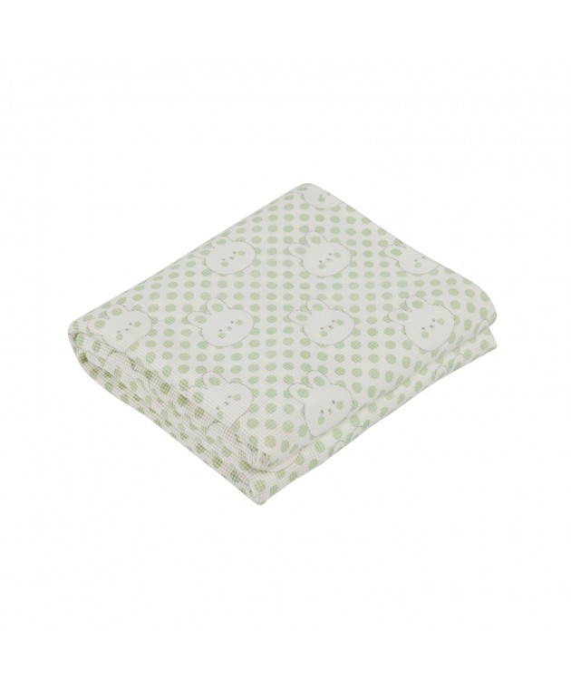 DAS BABY ΚΟΥΒΕΡΤΑ ΠΙΚΕ 75X100 RELAX 4962 MINT ΝΕΕΣ ΑΦΙΞΕΙΣ