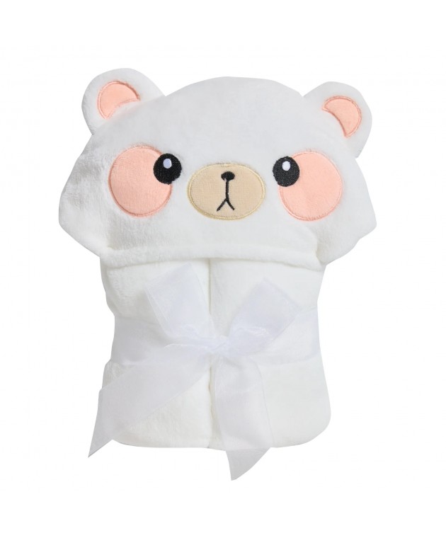 DAS BABY ΚΑΠΑ BATH 4942 WHITE 70Χ90 Βρεφικές Κάπες