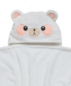 DAS BABY ΚΑΠΑ BATH 4942 WHITE 70Χ90 Βρεφικές Κάπες