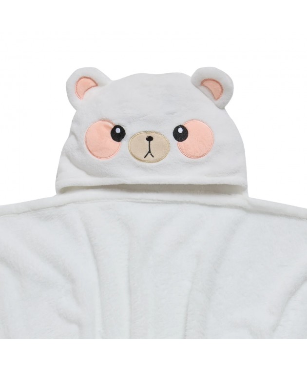 DAS BABY ΚΑΠΑ BATH 4942 WHITE 70Χ90 Βρεφικές Κάπες