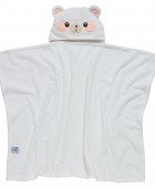 DAS BABY ΚΑΠΑ BATH 4942 WHITE 70Χ90 Βρεφικές Κάπες