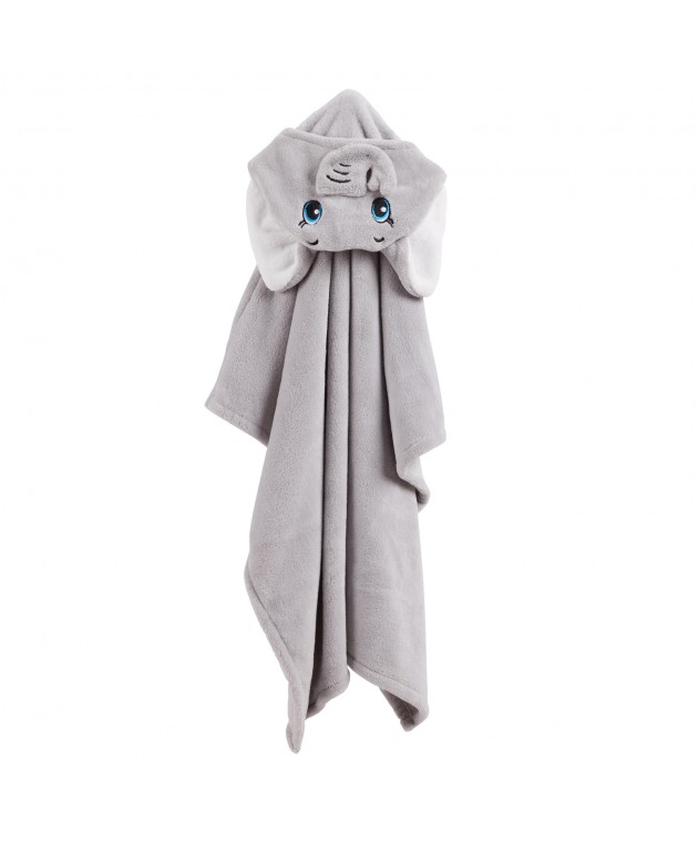 DAS BABY ΚΑΠΑ BATH 4945 GREY 70Χ90 Βρεφικές Κάπες