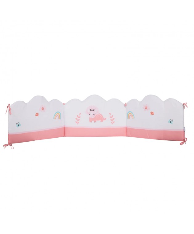 DAS BABY ΠΑΝΤΑ ΚΟΥΝΙΑΣ FUN DIGITAL PRINT 4936 PINK, WHITE 45Χ195 Βρεφικές Πάντες Κούνιας