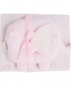DAS BABY ΚΟΥΒΕΡΤΑ ΠΙΚΕ 75X100 RELAX 4957 GREY, PINK, WHITE ΝΕΕΣ ΑΦΙΞΕΙΣ
