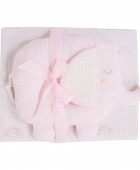 DAS BABY ΚΟΥΒΕΡΤΑ ΠΙΚΕ 75X100 RELAX 4957 GREY, PINK, WHITE ΝΕΕΣ ΑΦΙΞΕΙΣ