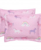 DAS KIDS ΖΕΥΓΟΣ ΜΑΞΙΛΑΡΟΘΗΚΕΣ 4929 PINK, PURPLE 50Χ70+5 Παιδικές Μαξιλαροθήκες