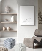 DAS HOME ΔΙΑΚΟΣΜΗΤΙΚΟ ΠΟΥΦ 43Χ43Χ40 2275 WHITE Πουφ