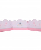 DAS BABY ΠΑΝΤΑ ΚΟΥΝΙΑΣ FUN DIGITAL PRINT 4934 GREY, PINK 45Χ195 Βρεφικές Πάντες Κούνιας