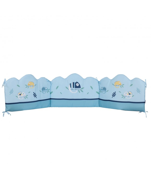 DAS BABY ΠΑΝΤΑ ΚΟΥΝΙΑΣ FUN DIGITAL PRINT 4935 BLUE 45Χ195 Βρεφικές Πάντες Κούνιας