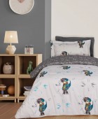 DAS KIDS ΣΕΤ ΣΕΝΤΟΝΙΑ ΜΟΝΑ 4939 BEIGE, GREY 170Χ260 ΝΕΕΣ ΑΦΙΞΕΙΣ