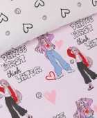 DAS KIDS ΣΕΤ ΣΕΝΤΟΝΙΑ ΜΟΝΑ 4940 GREY, PINK 170Χ260 ΝΕΕΣ ΑΦΙΞΕΙΣ