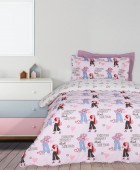 DAS KIDS ΣΕΤ ΣΕΝΤΟΝΙΑ ΜΟΝΑ 4940 GREY, PINK 170Χ260 ΝΕΕΣ ΑΦΙΞΕΙΣ