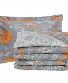DAS KIDS ΣΕΤ ΣΕΝΤΟΝΙΑ ΜΟΝΑ 4941 GREY, ORANGE 170Χ260 ΝΕΕΣ ΑΦΙΞΕΙΣ