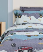 DAS KIDS ΖΕΥΓΟΣ ΜΑΞΙΛΑΡΟΘΗΚΕΣ 4926 GREEN, GREY 50Χ70+5 Παιδικές Μαξιλαροθήκες