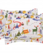 DAS KIDS ΖΕΥΓΟΣ ΜΑΞΙΛΑΡΟΘΗΚΕΣ 4927 BLUE, GREEN, WHITE 50Χ70+5 Παιδικές Μαξιλαροθήκες