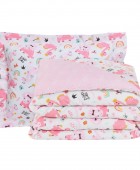 DAS KIDS ΣΕΤ ΣΕΝΤΟΝΙΑ ΜΟΝΑ 4936 PINK, WHITE 170Χ260 Μονά