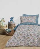 DAS KIDS ΣΕΤ ΣΕΝΤΟΝΙΑ ΜΟΝΑ 4930 BLUE, GREY 170Χ260 Μονά
