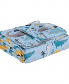 DAS KIDS ΚΟΥΒΕΡΛΙ ΜΟΝΟ 4928 BLUE, GREY 160Χ240 Παιδικά Κουβερλί