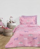 DAS KIDS ΚΟΥΒΕΡΛΙ ΜΟΝΟ 4929 PINK, PURPLE 160Χ240 Παιδικά Κουβερλί