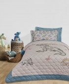 DAS KIDS ΚΟΥΒΕΡΛΙ ΜΟΝΟ 4930 BLUE, GREY 160Χ220 Παιδικά Κουβερλί