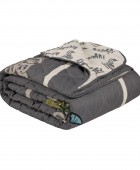 DAS KIDS ΚΟΥΒΕΡΛΙ ΜΟΝΟ 4931 CREAM, GREY 160Χ220 Παιδικά Κουβερλί