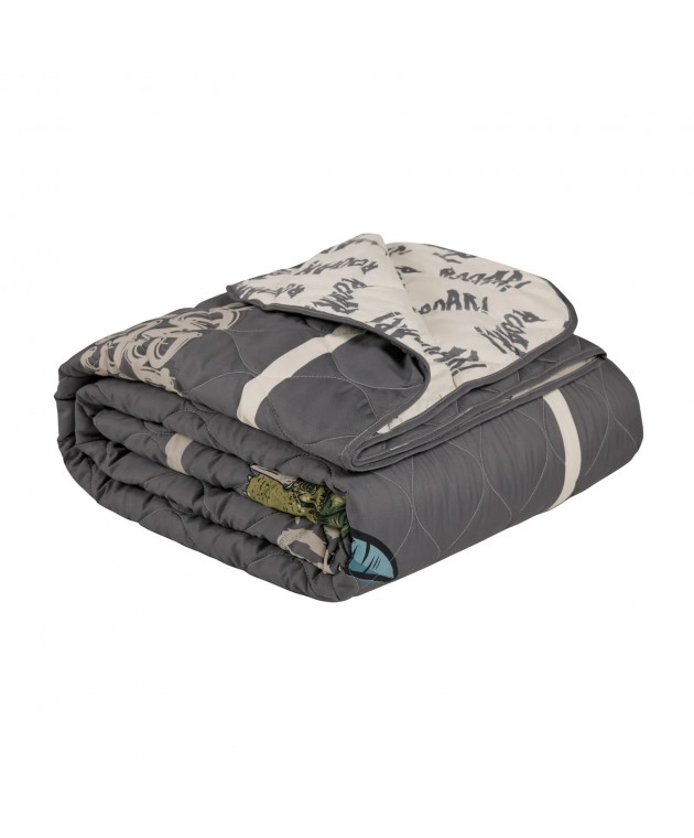DAS KIDS ΚΟΥΒΕΡΛΙ ΜΟΝΟ 4931 CREAM, GREY 160Χ220 Παιδικά Κουβερλί