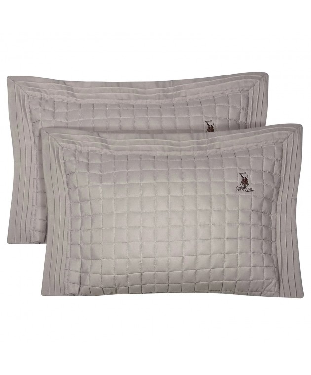 GREENWICH POLO CLUB ΖΕΥΓΟΣ ΜΑΞΙΛΑΡΟΘΗΚΕΣ CLASSIC 2356 TAUPE 50Χ70+8 Μαξιλαροθήκες Μονόχρωμες