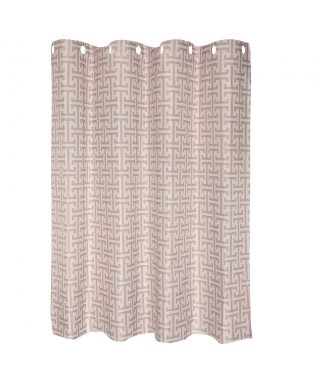 GREENWICH POLO CLUB ΚΟΥΡΤΙΝΑ ΜΠΑΝΙΟΥ 200Πx180Y ESSENTIAL 3122 TAUPE Κουρτίνες Mπάνιου