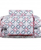 GREENWICH POLO CLUB ΣΕΤ ΣΕΝΤΟΝΙΑ ΥΠΕΡΔΙΠΛΑ ESSENTIAL 2269 BLUE, RED 240Χ260 Σεντόνια Υπέρδιπλα