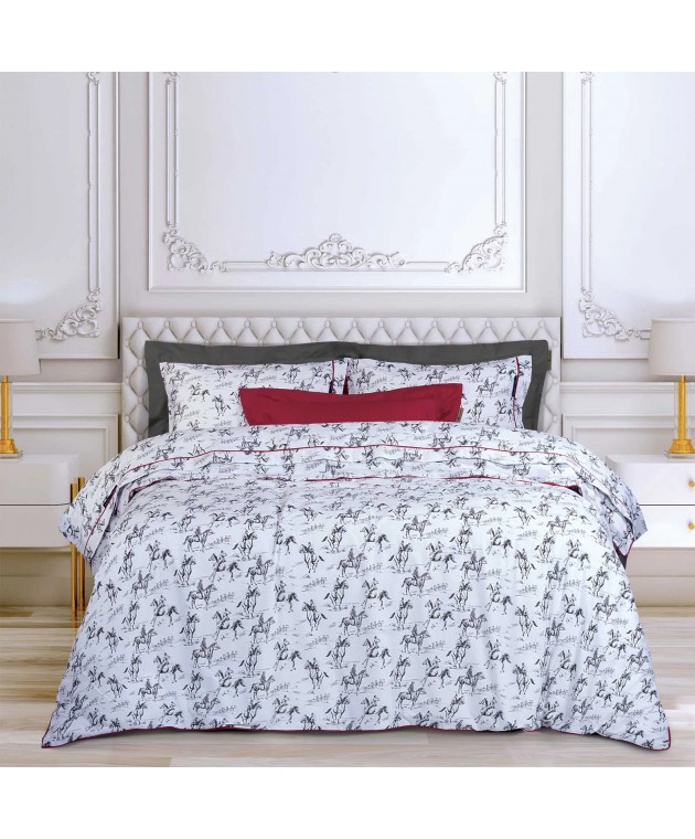GREENWICH POLO CLUB ΣΕΤ ΣΕΝΤΟΝΙΑ KING ESSENTIAL 2263 BLACK, WHITE 260Χ280 Σεντόνια King Size