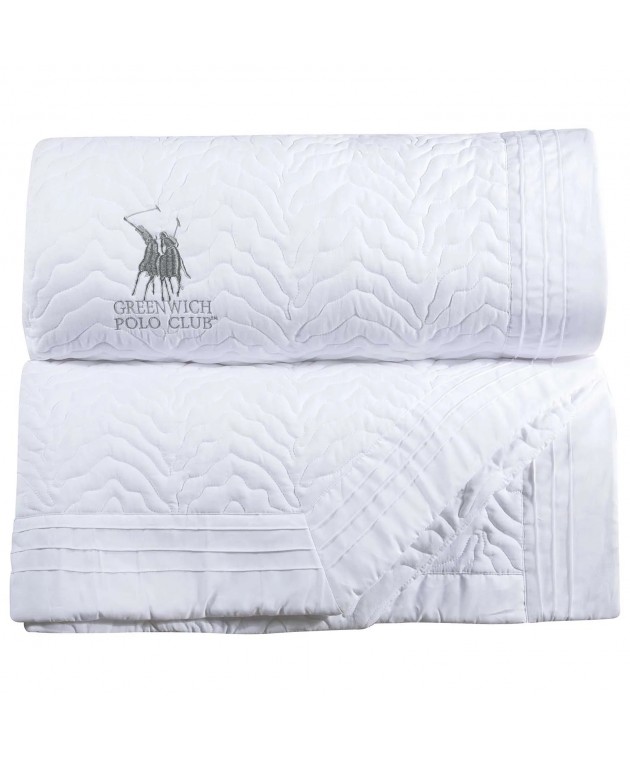 GREENWICH POLO CLUB ΚΟΥΒΕΡΤΟΡΙΟ KING CLASSIC 2351 WHITE 240Χ250 Κουβερλί King Size