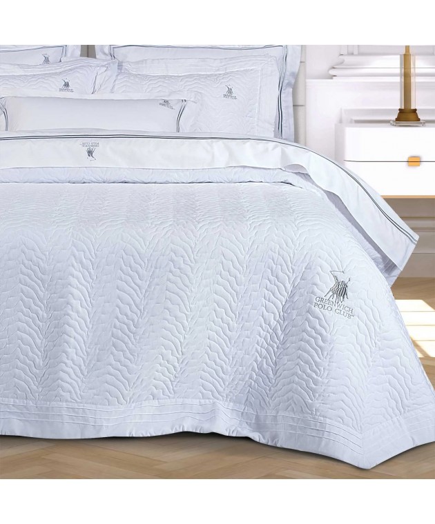 GREENWICH POLO CLUB ΚΟΥΒΕΡΤΟΡΙΟ KING CLASSIC 2351 WHITE 240Χ250 Κουβερλί King Size