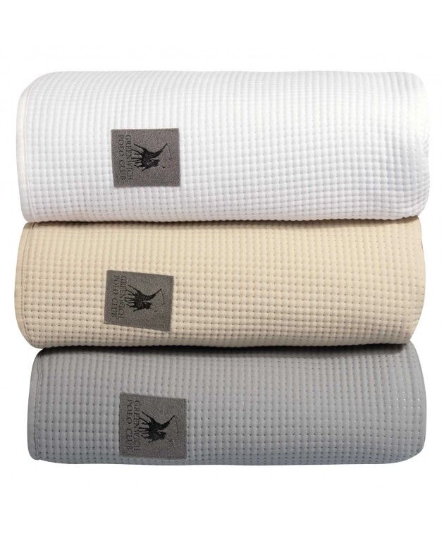 GREENWICH POLO CLUB ΚΟΥΒΕΡΛΙ SINGLE 3495 BEIGE 160Χ240 Κουβερλί Μονά