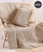 Ριχτάρι διθέσιου καναπέ (180X240) ONLY BEIGE, RYTHMOS HOME Διθέσιου