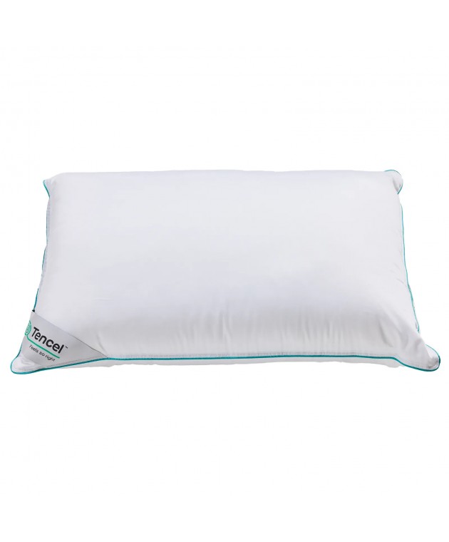 DAS HOME ΜΑΞΙΛΑΡΙ TENCEL 50X70 COMFORT 1429 WHITE Μαξιλάρια Υπνου Απλά
