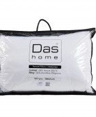 DAS HOME ΜΑΞΙΛΑΡΙ TENCEL 50X70 COMFORT 1429 WHITE Μαξιλάρια Υπνου Απλά