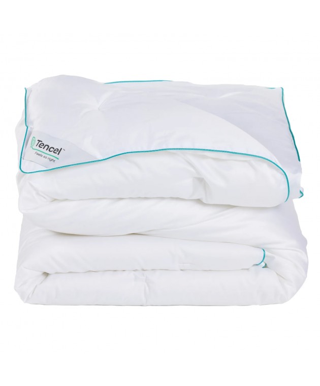 DAS HOME ΠΑΠΛΩΜΑ TENCEL 220X240 COMFORT 1429 WHITE Παπλώματα Λευκά Υπέρδιπλα