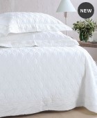 Σετ κουβερλί νυφικό Υ/Δ (235Χ250) ERYNN WHITE, RYTHMOS HOME Νυφικό Κουβερλί